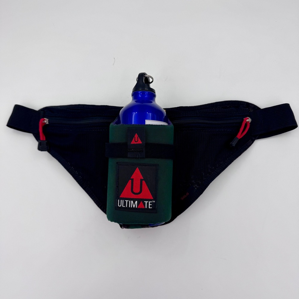 Ultimate Direction Solo Running Waist Pack Hydration Belt Green Black -No Bottle